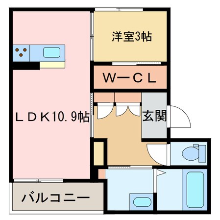 シャーメゾンnonokaの物件間取画像